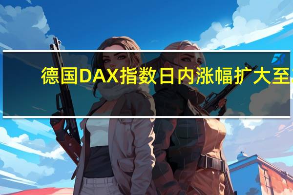德国DAX指数日内涨幅扩大至2.00%