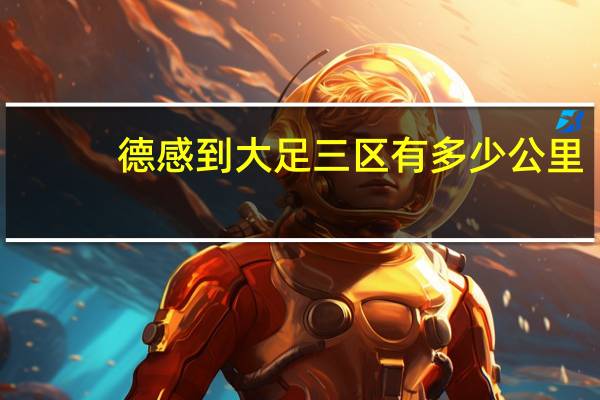 德感到大足三区有多少公里
