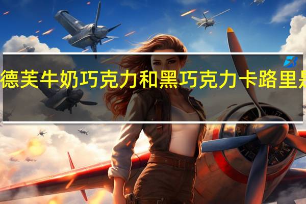 德芙 牛奶巧克力和黑巧克力卡路里是多少