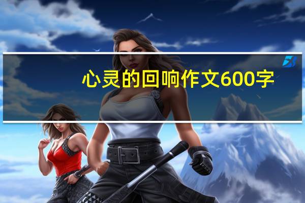 心灵的回响作文600字（心灵的回响）