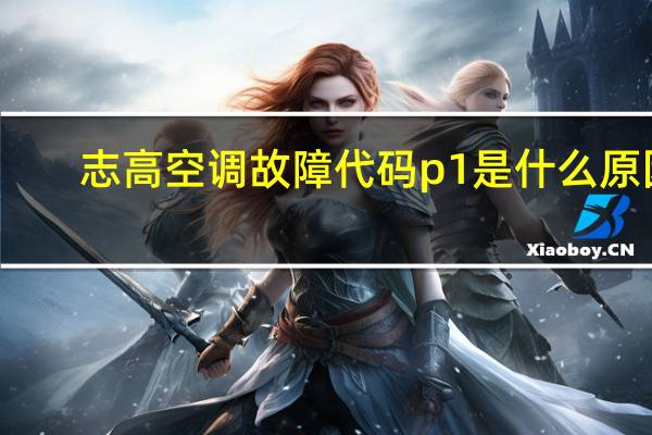 志高空调故障代码p1是什么原因(志高空调故障代码)