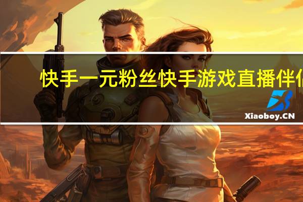 快手一元粉丝 快手游戏直播伴侣