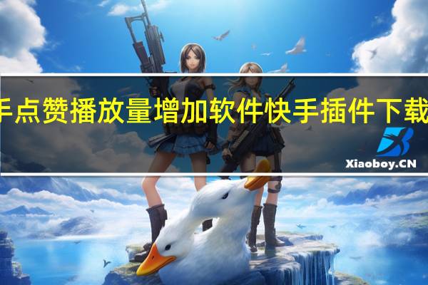 快手点赞播放量增加软件 快手插件下载动态壁纸(快手点赞量和播放量可以挣钱吗)