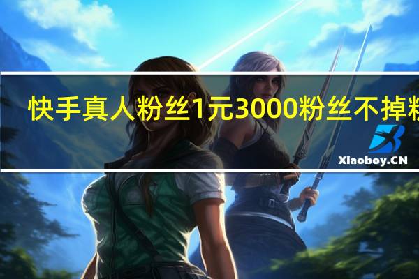 快手真人粉丝 1元3000粉丝不掉粉丝(快手真人粉丝 1元3000粉丝不掉粉丝怎么办)