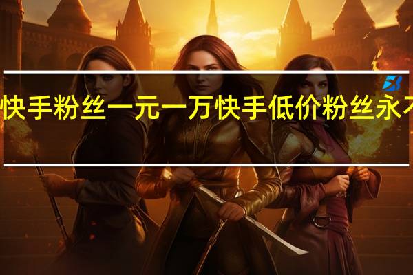 快手粉絲一元一萬 快手低價粉絲永不掉粉(8元一萬快手粉絲低價)