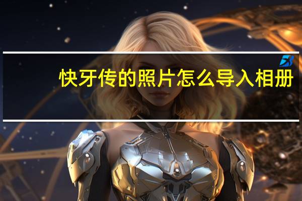 快牙传的照片怎么导入相册（快牙）