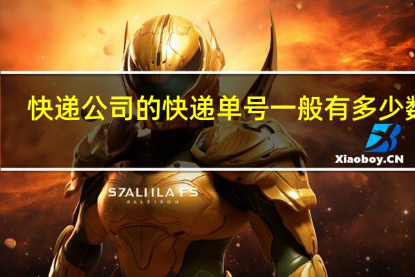 快递公司的快递单号一般有多少数字