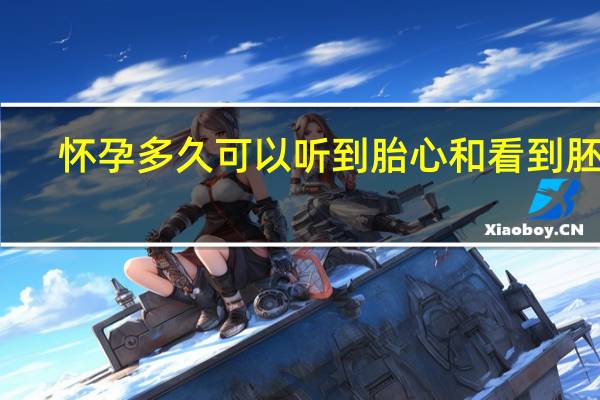 怀孕多久可以听到胎心和看到胚芽（怀孕多久可以听到胎心）
