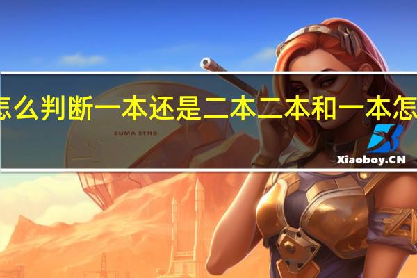 怎么判断一本还是二本二本和一本怎么区分
