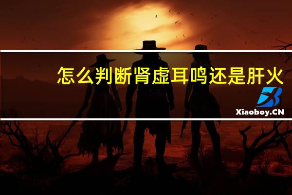怎么判断肾虚耳鸣还是肝火（怎么判断肾虚耳鸣）