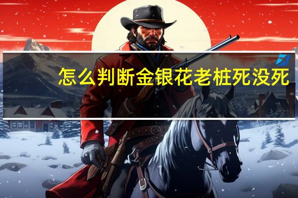怎么判断金银花老桩死没死