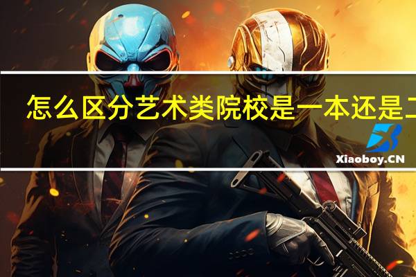 怎么区分艺术类院校是一本还是二本