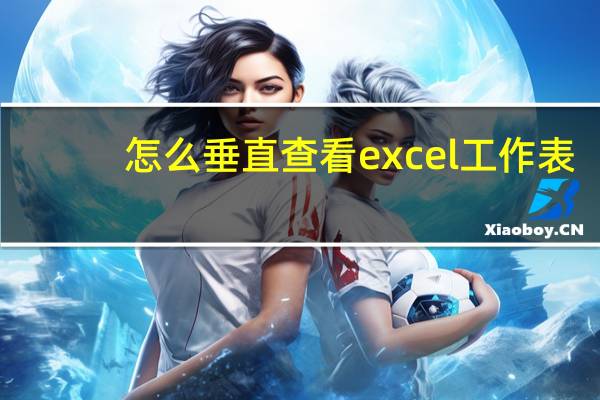 怎么垂直查看excel工作表