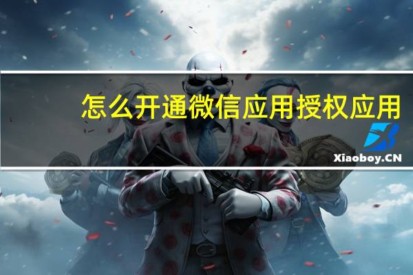 怎么开通微信应用授权应用（微信应用号如何申请）