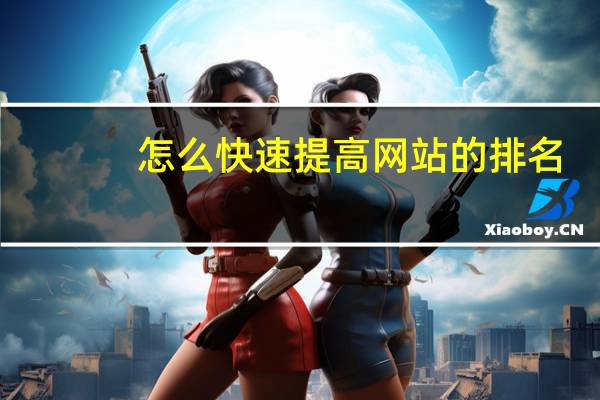 怎么快速提高网站的排名