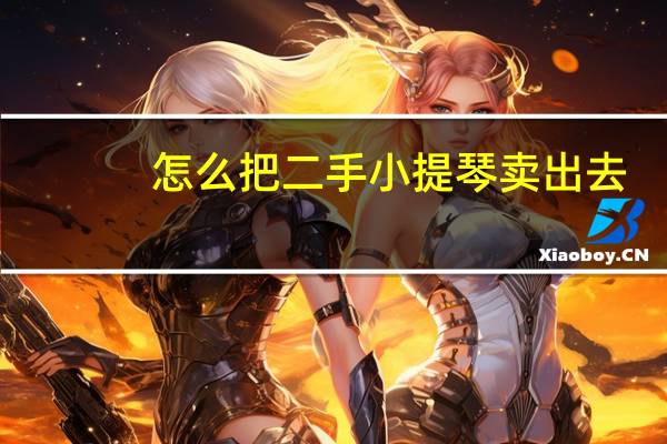 怎么把二手小提琴卖出去