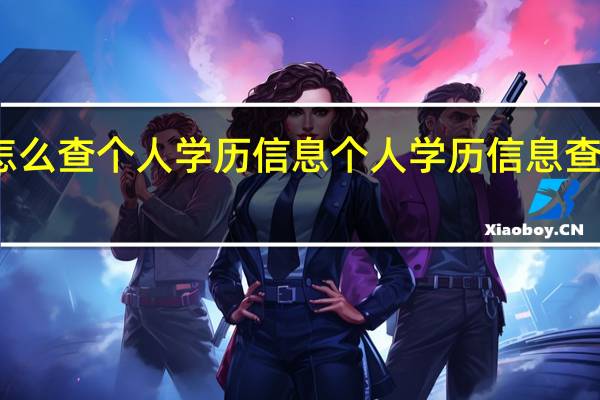 怎么查个人学历信息 个人学历信息查询方法