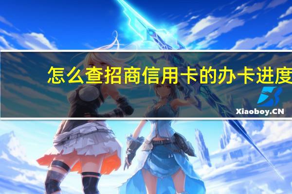 怎么查招商信用卡的办卡进度（招商银行怎么查询信用卡办理进度?）
