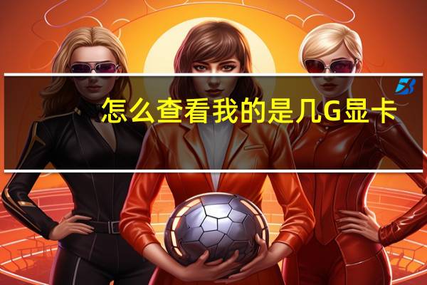 怎么查看我的是几G显卡