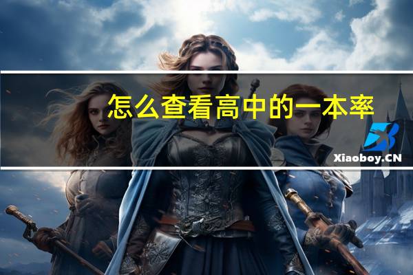 怎么查看高中的一本率