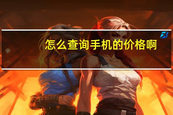 怎么查询手机的价格啊
