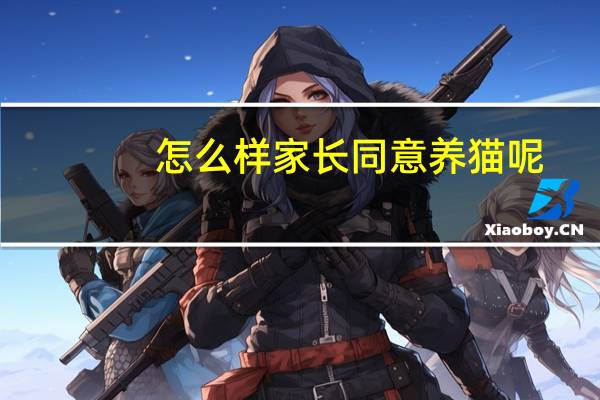 怎么样家长同意养猫呢