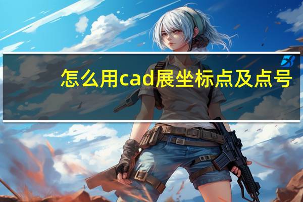 怎么用cad展坐标点及点号