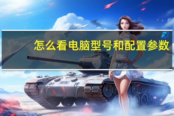 怎么看电脑型号和配置参数(怎么看电脑型号)
