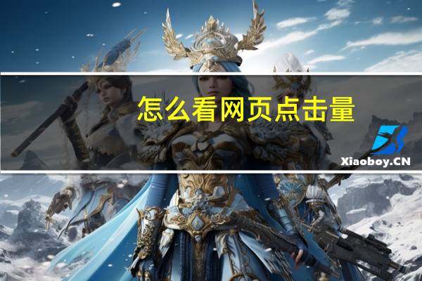 怎么看网页点击量（如何查看网站点击量）
