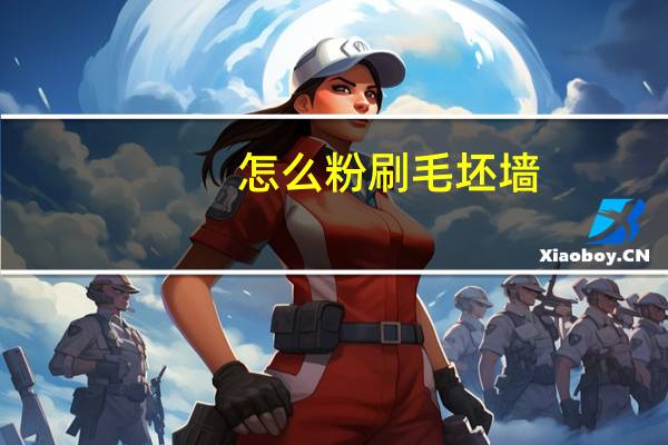 怎么粉刷毛坯墙（怎么粉碎文件）