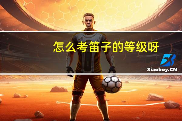 怎么考笛子的等级呀
