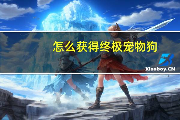 怎么获得终极宠物狗