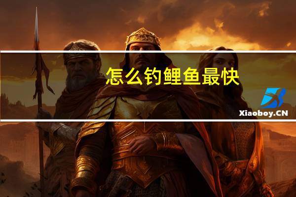怎么钓鲤鱼最快