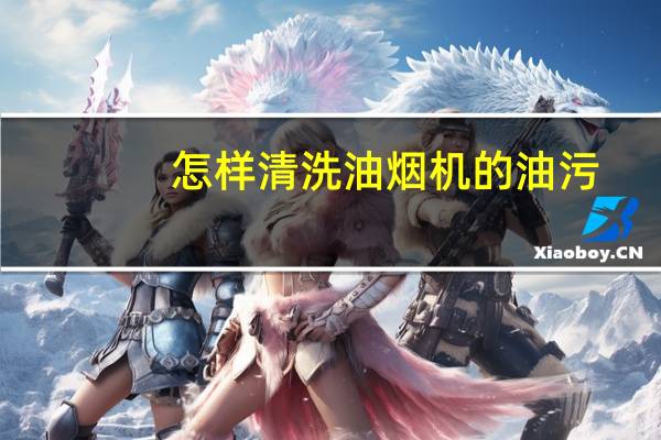 怎样清洗油烟机的油污（怎样清洗油烟机）