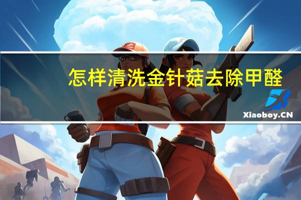 怎样清洗金针菇去除甲醛