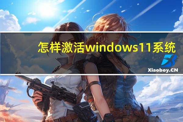 怎样激活windows11系统（怎样激活windows7）