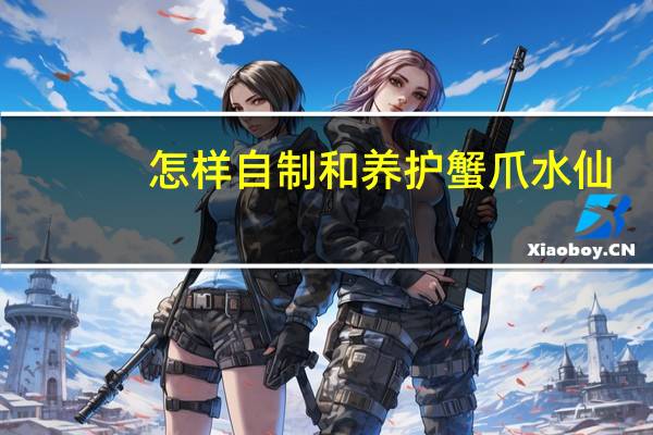 怎样自制和养护蟹爪水仙
