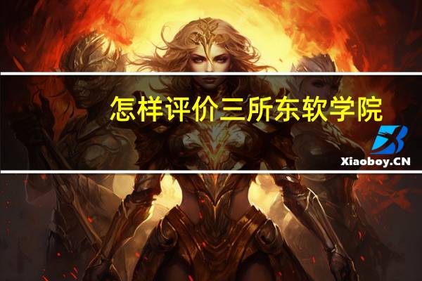 怎样评价三所东软学院