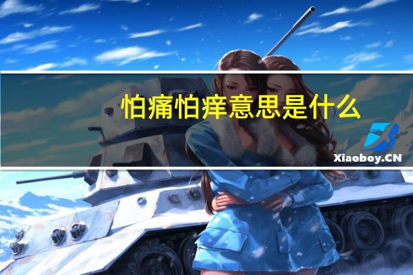 怕痛怕痒意思是什么