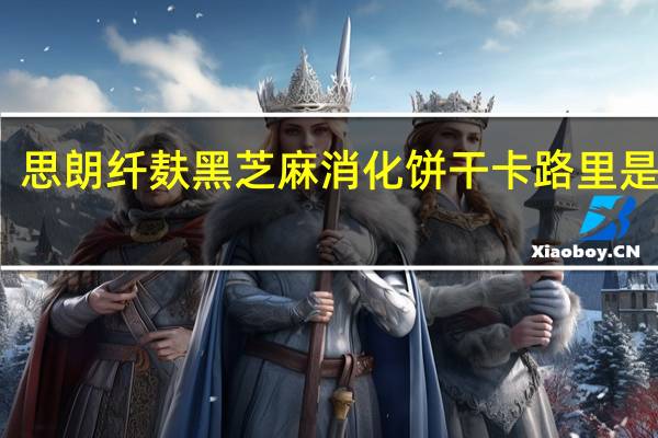 思朗 纤麸黑芝麻消化饼干卡路里是多少