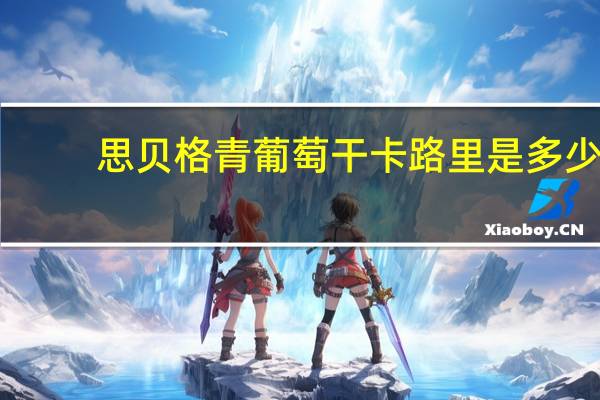 思贝格 青葡萄干卡路里是多少