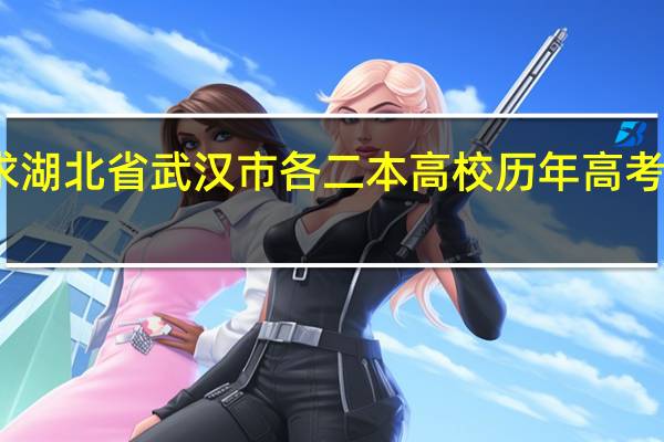 急求湖北省武汉市各二本高校历年高考录取分数.