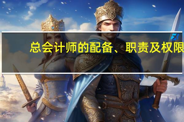 总会计师的配备、职责及权限