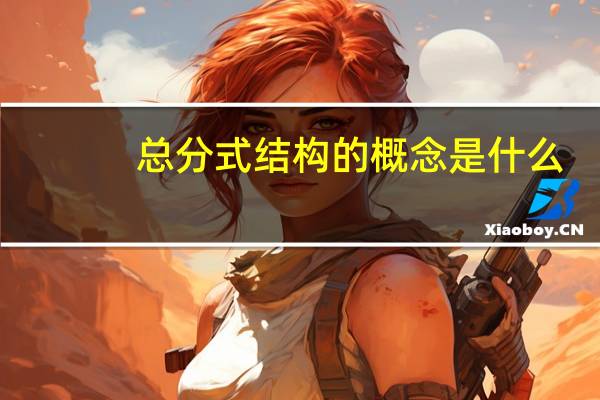 总分式结构的概念是什么