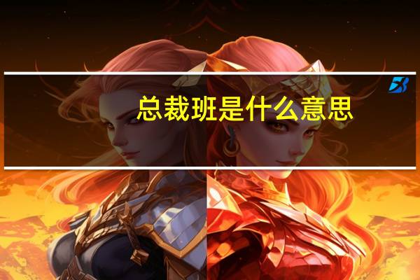 总裁班是什么意思