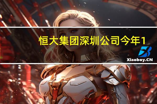 恒大集团深圳公司今年1-8月交付超6000套