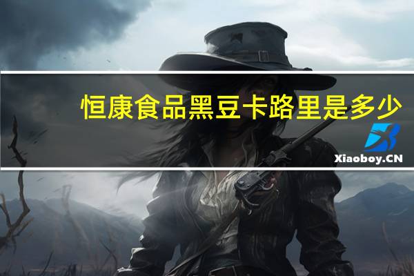 恒康食品 黑豆卡路里是多少