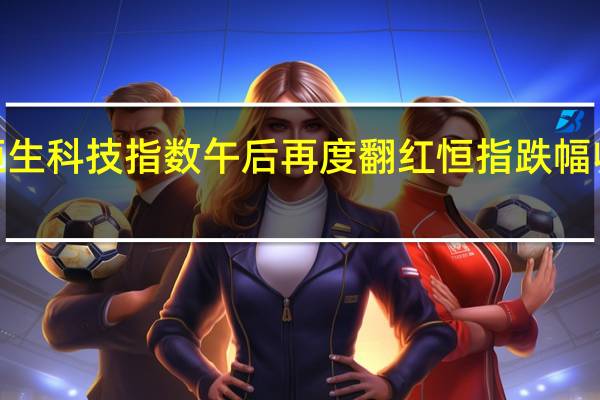 恒生科技指数午后再度翻红恒指跌幅收窄至0.16%
