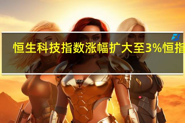 恒生科技指数涨幅扩大至3%恒指涨1.82%造车新势力走强小鹏汽车涨近7%