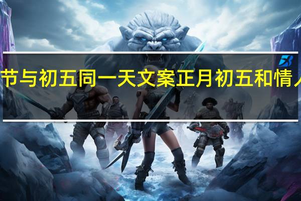 情人节与初五同一天文案 正月初五和情人节同一天